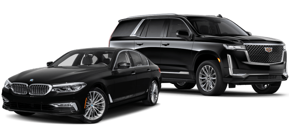 Luxury sedan and SUV for luxurious transportation