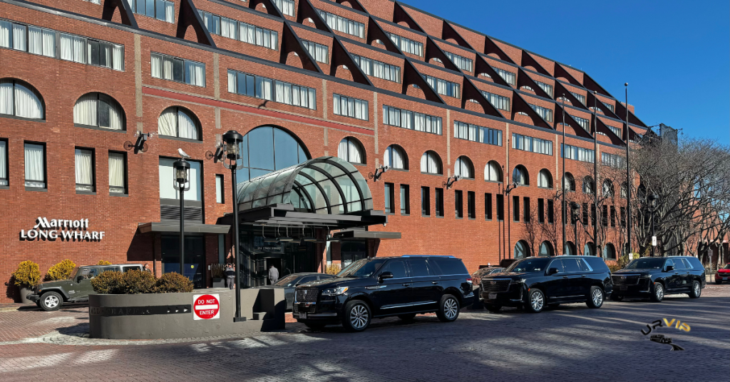 A URVIP SUV's for hotel transportation in Boston